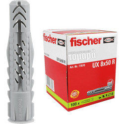Fischer Βύσματα (ούπα) με Ροδέλα Νάυλον UX-R 77870 O8x50mm 100τεμ