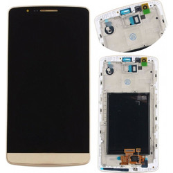 LG G3 D855 D850 LCD Display Screen Οθόνη + Touch Screen Digitizer Μηχανισμός Αφής + Frame Πλαίσιο Gold