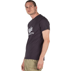 ALPHA INDUSTRIES BASIC T-SHIRT 100501-02 Μπλε