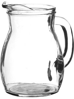 Σετ 12 γυάλινες καράφες 500ml 7 7x14 5cm σειρά BISTROT c216544