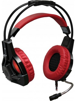 Defender Lester Gaming Headset Over Ear Black Red