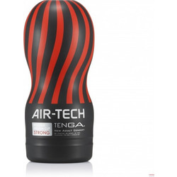 Tenga Air-Tech Strong Αυνανιστήρι με Δόνηση & Αναρρόφηση Red/Black