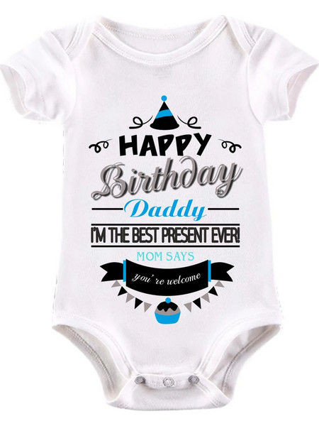 Βρεφικό Φορμάκι Happy Birthday Daddy