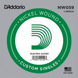 D'Addario NW059 Χορδή Ηλεκτρικής Κιθάρας Nickel Plated Steel 59"