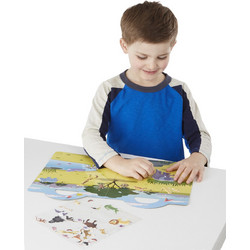 Melissa & Doug Επαναχρησιμοποιούμενα Puffy Αυτοκόλλητα Σαφάρι 42 Τεμ. 19106