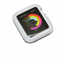 ΘΗΚΗ APPLE WATCH 42mm ΣΙΛΙΚΟΝΗΣ TPU ΑΣΠΡΟ
