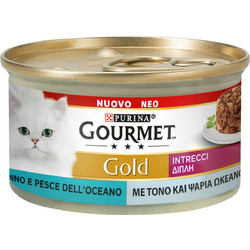 Purina Gourmet Gold Tartare Adult with Tuna & Ocean Fish 85gr 12423835