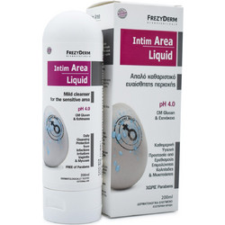 Frezyderm Intim Area Liquid pH 4.0 Απαλό Υγρό Καθαρισμού 200ml