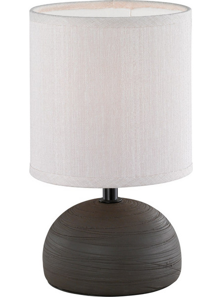 Trio Lighting R50621089 Πορτατίφ E14 Λευκό Μαύρο Φ14xΥ23cm