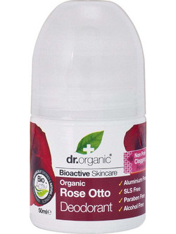Dr. Organic Rose Otto Φυσικό Γυναικείο Αποσμητικό Roll On Χωρίς Αλουμίνιο 50ml