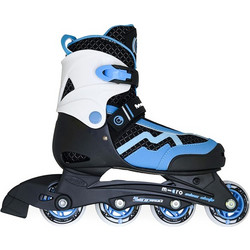 Micro Majority Inline Αυξομειούμενα Rollers Παιδικά Μαύρα Μπλε