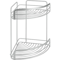 Εταζέρα Μπάνιου Γωνία Διπλή 20x20x30υψ Viva Polytherm Metaltex 404816