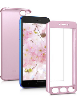 KW 360 Full Cover Metallic Rose Gold (Redmi Go)