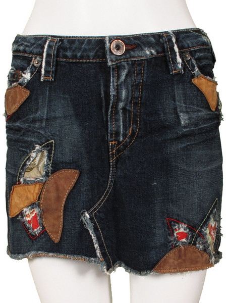Φούστα 1921 Patchwork AL021DS-BLUE Γυναικείο