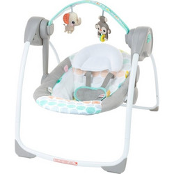 Bright Starts Whimsical Wild Relax Μωρού Κούνια με Μουσική Γκρι
