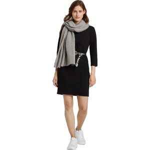 Tom Tailor Mini Καθημερινό Φόρεμα Πλεκτό Μαύρο 1021647-14482 Tom Tailor Mini Καθημερινό Φόρεμα Πλεκτό Μαύρο 1021647-14482