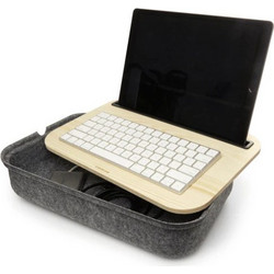 Kikkerland Felt iBed Storage Βάση Tablet Γραφείου Brown