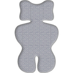 Greco Strom 3D Fiber Στρώμα Καροτσιού Maze Mesh Grey