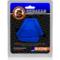 Oxballs Oxsling Cocksling Ελαστικό Δαχτυλίδι Όρχεων Σιλικόνης 6cm Μπλε