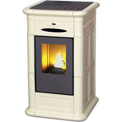 Eva Calor Alina 9 Beige Σόμπα Pellet 8.8kW