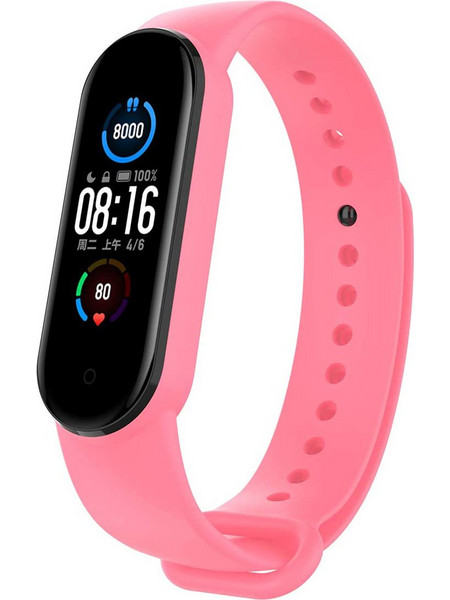 Λουράκι Σιλικόνης Pin Pink (Mi Smart Band 3 / 4)