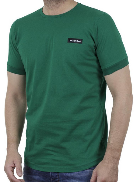 Κοντομάνικη Μπλούζα T-Shirt Cotton4all 21-226 SS21 Πράσινο