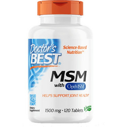 Doctor's Best MSM 1500mg 120 Ταμπλέτες