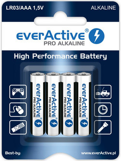 everActive Pro Alkaline AAA 4τμχ