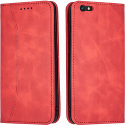 Bodycell Leather Wallet Case Red (iPhone 6 Plus / 6S Plus)