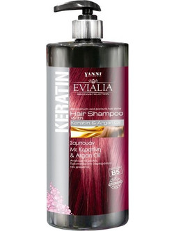 Yanni Extensions Keratin & Argan Oil Σαμπουάν Κερατίνης για Επανόρθωση για Βαμμένα Μαλλιά 1lt