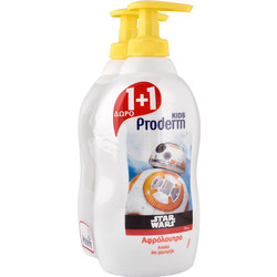 Proderm Kids Disney Star Wars Παιδικό Αφρόλουτρο σε Gel 2x400ml