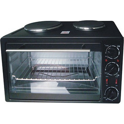 Ηλεκτρικό Φουρνάκι με 2 Εστίες 30Lt YQ-30L (Υ:34xΜ:32xΠ:51.5)