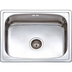 Macart Ecotype N-100 Ένθετος Νεροχύτης Inox Σατινέ 57x46cm