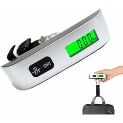 Ζυγαριά αποσκευών ψηφιακή έως 50Kg Διαβάθμιση - στρογγυλοποίηση ανά 10gr - Δυνατότητα μέτρησης θερμοκρασίας