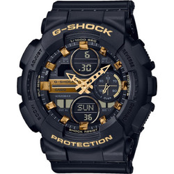 Casio G-Shock Ανδρικό Ρολόι Χρονογράφος με Μαύρο Καουτσούκ Λουράκι GMA-S140M-1AER