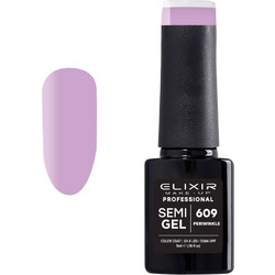 Elixir Semigel 609 Periwinkle Ημιμόνιμο Βερνίκι Νυχιών 5ml