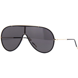 Tom Ford FT 0671 01A Ανδρικά Γυαλιά Ηλίου Aviator Μεταλλικά Χρυσά Μαύρα με Μαύρο Φακό