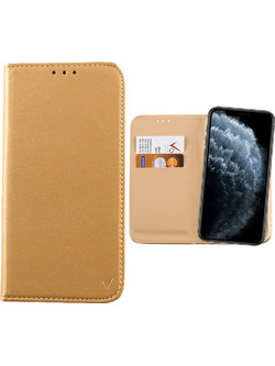 Volte-Tel Pocket Magnet Book Stand Θήκη iPhone 11 Pro Gold