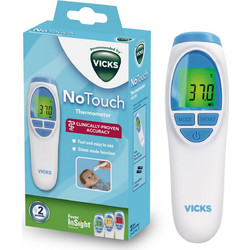 Vicks VΝΤ-200 No Touch Ψηφιακό Θερμόμετρο Μετώπου Κατάλληλο για Μωρά