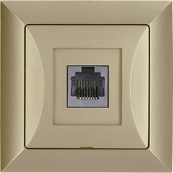 Πρίζα Δικτυου Rj45 Μονη 8Pin Cat6 Τιτανιο Timex 5907522187046
