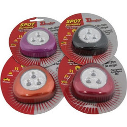 ΣΠΟΤ LED PUSH-ON RED ΟΒΑΛ - OEM