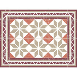 Contento Matteo Σουπλά Βινυλίου 40x30 Modern Πλακάκι Classic - Πορτοκαλί