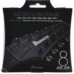 Ibanez IEGS-81 Σετ 8 Χορδές Ηλεκτρικής Κιθάρας Nickel Plated Steel 10-74" Light Tension