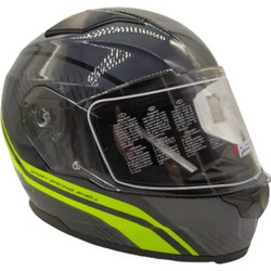 Faseed FSD 817 Black/Yellow Κράνος Μηχανής Full Face