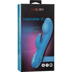 CalExotics Inflatable G-Bunny Δονητής Rabbit 21cm Μπλε