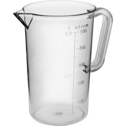 Κανάτα Μεζούρα πλαστική PC 500ml φ9x13 8cm c377381