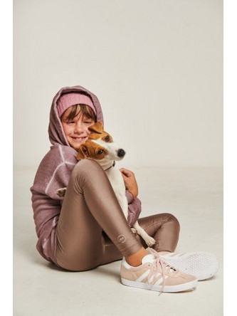 PCP Kiddo Jacqueline Shiny Leggings In Stardust - Παιδικό Μπεζ Γυαλιστερό Κολάν
