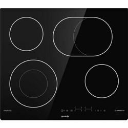 Gorenje ECT643SYB Κεραμική Εστία Αυτόνομη με Λειτουργία Κλειδώματος 59.5x52cm