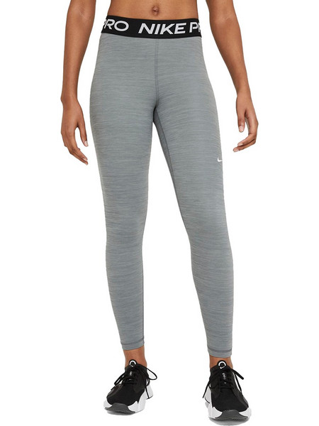 Nike Pro 365 Γυναικείο Κολάν Μακρύ Ψηλόμεσο Γκρι CZ9779-084
