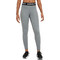 Nike Pro 365 Γυναικείο Κολάν Μακρύ Ψηλόμεσο Γκρι CZ9779-084